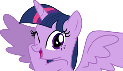 Size: 4800x2776 | Tagged: safe, artist:nero-narmeril, imported from derpibooru, twilight sparkle, alicorn, pony, three's a crowd, female, high res, simple background, solo, spoiler alert, transparent background, twilight sparkle (alicorn), vector