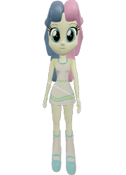 Size: 519x720 | Tagged: safe, artist:topsangtheman, imported from derpibooru, bon bon, sweetie drops, equestria girls, 3d, female, looking at you, simple background, solo, source filmmaker, transparent background