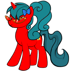 Size: 1024x1024 | Tagged: safe, artist:titus16s, imported from derpibooru, oc, oc only, pony, unicorn, glasses, simple background, solo, transparent background