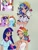 Size: 3119x4065 | Tagged: safe, artist:valeriamagicart, imported from derpibooru, screencap, rainbow dash, starlight glimmer, twilight sparkle, alicorn, bird, chicken, human, pegasus, unicorn, deep tissue memories, harvesting memories, spoiler:deep tissue memories, spoiler:harvesting memories, spoiler:mlp friendship is forever, bare shoulders, blushing, confession, crying, female, humanized, mare, scene interpretation, screencap reference, sleeveless, smiling, spa pony rainbow dash, strapless, sweet apple acres, traditional art, twilight sparkle (alicorn)