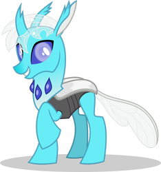 Size: 1280x1366 | Tagged: safe, artist:mlp-trailgrazer, imported from derpibooru, oc, oc only, oc:sacred skyheart, changedling, changeling, female, simple background, solo, transparent background