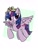 Size: 768x1024 | Tagged: safe, artist:tomizawa96, imported from derpibooru, twilight sparkle, alicorn, pony, big crown thingy, element of magic, female, jewelry, regalia, solo, twilight sparkle (alicorn)