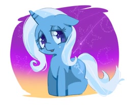 Size: 370x320 | Tagged: safe, artist:tomizawa96, imported from derpibooru, trixie, pony, unicorn, female, shooting star, solo, stars