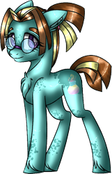 Size: 762x1185 | Tagged: safe, artist:songheartva, imported from derpibooru, oc, oc only, earth pony, pony, female, glasses, mare, simple background, solo, transparent background