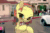 Size: 1616x1072 | Tagged: safe, artist:vultraz, imported from derpibooru, fluttershy, pegasus, pony, ai assisted, ai content, aivo, alternate hairstyle, animated, avo, bust, female, fifteen.ai, gucci gang, lil pump, music, solo focus, sound, vulgar, webm