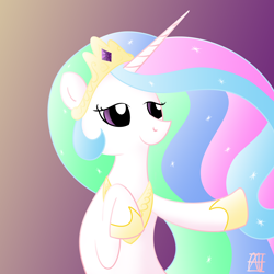 Size: 4000x4000 | Tagged: safe, artist:naen, imported from derpibooru, princess celestia, alicorn, pony, female, mare, solo