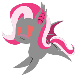 Size: 2100x2100 | Tagged: safe, artist:showtimeandcoal, imported from derpibooru, oc, oc only, oc:miabat, bat, bat pony, fruit bat, pony, vampire fruit bat, chibi, commission, cute, icon, owo, simple background, solo, transparent background, ych result, your character here