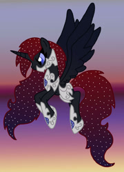 Size: 2079x2885 | Tagged: safe, artist:kitistrasza, imported from derpibooru, oc, oc:starlight rider, alicorn, pony, alicorn oc, armor, horn, wings