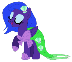 Size: 446x383 | Tagged: safe, artist:optimusv42, imported from derpibooru, starsong, mermaid, pegasus, pony, clothes, costume, fan version, friendship troopers, g3, my little pony friendship troopers, nightmare night, nightmare night costume, the little mermaid