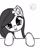 Size: 500x619 | Tagged: safe, artist:nimaru, imported from derpibooru, oc, oc only, oc:luau, pony, bust, female, mare, monochrome, portrait, solo, tongue out