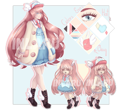 Size: 1800x1600 | Tagged: safe, artist:inlaru, imported from derpibooru, oc, oc only, human, adoptable, auction, auction open, chibi, humanized, reference, reference sheet, simple, simple background, watermark