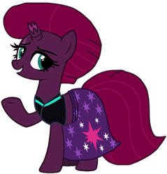 Size: 1025x1071 | Tagged: safe, alternate version, artist:徐詩珮, imported from derpibooru, fizzlepop berrytwist, tempest shadow, pony, unicorn, series:sprglitemplight diary, series:sprglitemplight life jacket days, series:springshadowdrops diary, series:springshadowdrops life jacket days, alternate universe, background removed, base used, broken horn, clothes, cute, cutie mark, cutie mark on clothes, eye scar, eyelashes, female, grin, horn, mare, mean tempest shadow, raised hoof, scar, simple background, smiling, solo, transparent background, underhoof