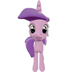 Size: 678x720 | Tagged: safe, artist:topsangtheman, imported from derpibooru, amethyst star, sparkler, pony, unicorn, 3d, female, looking at you, simple background, solo, source filmmaker, transparent background