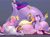 Size: 2541x1893 | Tagged: safe, artist:princebluemoon3, color edit, colorist:xbi, edit, editor:xbi, imported from derpibooru, luster dawn, princess cadance, smolder, starlight glimmer, twilight sparkle, twilight sparkle (alicorn), twilight velvet, alicorn, dragon, pony, unicorn, the last problem, abstract background, belly, belly button, burp, chubby glimmer, colored, digital art, digitally colored, fat, fat smolder, fire, fire breath, gold, hoof on belly, huge belly, impossibly large belly, larder dawn, mixed media, morbidly obese, obese, older, older twilight, on back, princess decadence, princess twilight 2.0, prone, sblobder, sitting, starlard glimmer, stuffed, traditional art, twilard sparkle, twilard velvet