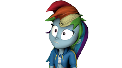 Size: 4195x2360 | Tagged: safe, artist:fazbearsparkle, imported from derpibooru, rainbow dash, human, equestria girls, equestria girls series, rollercoaster of friendship, 3d, fear, remake, simple background, source filmmaker, transparent background