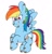 Size: 897x935 | Tagged: safe, artist:citruspone, imported from derpibooru, rainbow dash, pegasus, pony, bandaid, bandaid on nose, female, grin, rearing, simple background, smiling, solo, spread wings, white background, wings