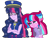 Size: 1440x1080 | Tagged: safe, artist:徐詩珮, imported from derpibooru, twilight sparkle, oc, oc:bubble sparkle, alicorn, bubbleverse, equestria girls, the last problem, alternate universe, base used, chase (paw patrol), equestria girls-ified, female, like mother like daughter, like parent like child, magical lesbian spawn, magical threesome spawn, mother and child, mother and daughter, multiple parents, next generation, offspring, older, older twilight, parent:glitter drops, parent:spring rain, parent:tempest shadow, parent:twilight sparkle, parents:glittershadow, parents:sprglitemplight, parents:springdrops, parents:springshadow, parents:springshadowdrops, paw patrol, princess twilight 2.0, simple background, transparent background, twilight sparkle (alicorn), ultimate twilight