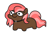 Size: 630x450 | Tagged: safe, artist:jargon scott, imported from derpibooru, oc, oc:scarlet trace (coffee bean), earth pony, pony, collar, female, mare, squatpony