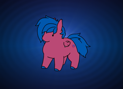 Size: 525x383 | Tagged: safe, artist:siegfriednox, imported from derpibooru, oc, oc:neon burst, angery, angry, chimken numget, pegabat, potat, potato pony, solo