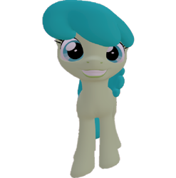 Size: 712x720 | Tagged: safe, artist:topsangtheman, imported from derpibooru, green jewel, earth pony, pony, 3d, female, looking at you, simple background, solo, source filmmaker, transparent background