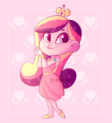 Size: 2500x2750 | Tagged: safe, artist:angie5174, imported from derpibooru, princess cadance, human, equestria girls, clothes, crown, cute, cutedance, cutie mark, dress, female, humanized, jewelry, regalia, shoes, smiling, solo