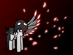 Size: 4160x3120 | Tagged: safe, artist:duskendraws, derpibooru exclusive, imported from derpibooru, oc, oc only, oc:arcane veto, pegasus, pony, edgy, solo