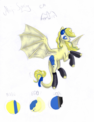 Size: 2145x2795 | Tagged: safe, artist:alicjaspring, imported from derpibooru, oc, oc only, oc:alicja spring, dracony, dragon, hybrid, pony, blue eyes, headphones, reference sheet, simple background, solo, transparent background