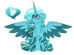 Size: 3086x2309 | Tagged: safe, artist:crazysketch101, imported from derpibooru, oc, oc only, oc:marina, alicorn, pony, alicorn oc, chest fluff, horn, simple background, solo, transparent background, wings