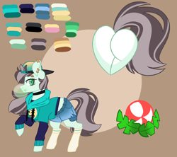 Size: 4500x4000 | Tagged: safe, artist:crazysketch101, imported from derpibooru, oc, oc only, earth pony, pony, absurd resolution, butt, clothes, cutie mark, ear piercing, female, mare, piercing, plot, solo