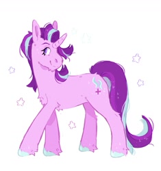 Size: 1221x1299 | Tagged: safe, artist:kittycoot, imported from derpibooru, starlight glimmer, pony, unicorn, female, simple background, solo, stars, white background