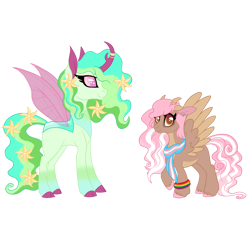 Size: 2100x1915 | Tagged: safe, artist:angei-bites, imported from derpibooru, oc, oc only, changepony, hybrid, clothes, female, high res, interspecies offspring, offspring, parent:discord, parent:fluttershy, parent:thorax, parents:discoshy, scarf, simple background, transparent background