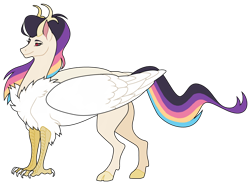 Size: 1600x1178 | Tagged: safe, artist:trippinmars, imported from derpibooru, oc, oc only, oc:astraea, hybrid, female, interspecies offspring, offspring, parent:discord, parent:princess celestia, parents:dislestia, simple background, solo, transparent background