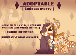 Size: 2500x1800 | Tagged: safe, artist:urzhumdraw, imported from derpibooru, oc, oc only, oc:golden mercy (ice1517), alicorn, pony, alicorn oc, eyeshadow, female, horn, jewelry, makeup, mare, markings, necklace, note, paper, raised hoof, regalia, scroll, snake tail, solo, wings