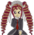 Size: 1024x1063 | Tagged: safe, artist:emeraldblast63, imported from derpibooru, sunset shimmer, equestria girls, celestia ludenberg, clothes, clothes swap, cosplay, costume, danganronpa, drill hair, female, simple background, solo, transparent background