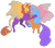 Size: 1280x1120 | Tagged: safe, artist:grimmjawls, imported from derpibooru, oc, oc only, oc:aspen, oc:bella pinksavage, alicorn, pegasus, alicorn oc, bodysuit, catsuit, eyes closed, female, flying, hippie, horn, jewelry, necklace, peace suit, peace symbol, pegasus oc, sibling love, siblings, simple background, sisterly love, sisters, smiling, transparent background, wings