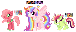 Size: 2320x996 | Tagged: safe, artist:unoriginai, imported from derpibooru, big macintosh, daring do, moondancer, ocellus, rainbow dash, scootaloo, starlight glimmer, sunburst, sunset shimmer, trixie, twilight sparkle, oc, alicorn, changepony, hybrid, crack shipping, cute, goddamnit unoriginai, interspecies offspring, magical lesbian spawn, magical threesome spawn, multiple parents, offspring, parent:big macintosh, parent:daring do, parent:moondancer, parent:ocellus, parent:rainbow dash, parent:scootaloo, parent:starlight glimmer, parent:sunburst, parent:sunset shimmer, parent:trixie, parent:twilight sparkle, parents:daringdashaloo, parents:ocellumac, parents:twisunstarburstrixdancer, shipping, simple background, transparent background, twilight sparkle (alicorn)