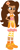 Size: 222x560 | Tagged: safe, artist:selenaede, artist:user15432, imported from derpibooru, human, equestria girls, barely eqg related, base used, boots, brown hair, clothes, crossover, dress, equestria girls style, equestria girls-ified, flower, flower in hair, hairpin, hand on hip, orange blossom (strawberry shortcake), orange dress, shoes, socks, solo, strawberry shortcake, strawberry shortcake's berry bitty adventures