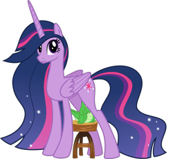 Size: 4347x4000 | Tagged: safe, artist:atomicgreymon, artist:melisareb, edit, imported from derpibooru, vector edit, gummy, twilight sparkle, alicorn, alligator, pony, the last problem, breastfeeding, chair, duo, nonsexual nursing, nursing, princess twilight 2.0, show accurate, simple background, smiling, suckling, transparent background, twilight sparkle (alicorn), vector