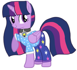 Size: 1135x1026 | Tagged: safe, artist:徐詩珮, imported from derpibooru, twilight sparkle, alicorn, pony, series:sprglitemplight diary, series:sprglitemplight life jacket days, series:springshadowdrops diary, series:springshadowdrops life jacket days, alternate universe, base used, chase (paw patrol), clothes, cute, equestria girls outfit, pajamas, paw patrol, simple background, transparent background, twilight sparkle (alicorn)