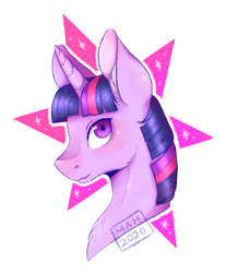 Size: 1586x1915 | Tagged: safe, artist:hektyc, imported from derpibooru, twilight sparkle, pony, bust, female, portrait, solo