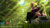 Size: 2880x1620 | Tagged: safe, artist:shadowboltsfm, imported from derpibooru, fluttershy, anthro, pegasus, plantigrade anthro, 3d, barefoot, breasts, busty fluttershy, clothes, crepuscular rays, eyes closed, feet, forest, grass, high res, nail polish, relaxing, scenery, sitting, source filmmaker, sun ray, sweater, sweatershy, wings