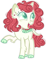 Size: 969x1239 | Tagged: safe, artist:kurosawakuro, imported from derpibooru, oc, oc only, hybrid, kirin, base used, colored pupils, female, kirin pony hybrid, magical lesbian spawn, mare, offspring, parent:autumn blaze, parent:rarity, parents:autumnity, simple background, solo, teenager, transparent background