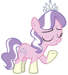 Size: 7000x7700 | Tagged: safe, artist:tardifice, edit, edited edit, editor:slayerbvc, imported from derpibooru, vector edit, diamond tiara, earth pony, pony, coat markings, female, filly, jewelry, ponies wearing sunburst's socks, raised hoof, simple background, socks (coat marking), socks (coat markings), solo, tiara, transparent background, vector