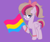 Size: 2740x2313 | Tagged: safe, artist:circuspaparazzi5678, imported from derpibooru, oc, oc only, oc:radiant dust, pegasus, pony, base used, bow, bracelet, jewelry, next generation, pansexual, pansexual pride flag, parent:angel wings, parent:twilight sparkle, pride, pride flag, pride month, solo