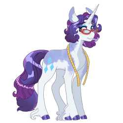 Size: 2000x2000 | Tagged: safe, artist:scarletskitty12, imported from derpibooru, rarity, pony, unicorn, alternate design, alternate hairstyle, female, measuring tape, simple background, solo, transparent background