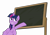 Size: 4380x3057 | Tagged: safe, alternate version, artist:sollace, derpibooru exclusive, imported from derpibooru, twilight sparkle, alicorn, pony, the hooffields and mccolts, .svg available, chalkboard, cute, female, looking back, mare, open mouth, pointing, show accurate, simple background, smiling, solo, template, transparent background, twiabetes, twilight sparkle (alicorn), vector