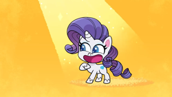 Size: 1280x720 | Tagged: safe, imported from derpibooru, screencap, rarity, pony, unicorn, bad thing no. 3, my little pony: pony life, spoiler:my little pony: pony life, cute, female, g4.5, mare, raribetes, smiling