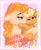 Size: 2312x2803 | Tagged: safe, artist:h0rsefeathers, imported from derpibooru, applejack, pear butter, earth pony, pony, cheek kiss, cute, female, filly, filly applejack, heart, high res, kiss on the cheek, kissing, mare, mother and child, mother and daughter, mother's day, one eye closed, text, younger