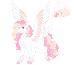 Size: 2300x2000 | Tagged: safe, artist:uunicornicc, imported from derpibooru, oc, oc only, pegasus, pony, female, magical lesbian spawn, mare, offspring, parent:fluttershy, parent:high winds, simple background, solo, tail feathers, two toned wings, white background, wings