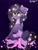 Size: 1574x2048 | Tagged: dead source, safe, artist:hydrargyrum, imported from derpibooru, oc, oc only, oc:rivibaes, pony, unicorn, coat markings, crying, flower, flower in hair, pale belly, sitting, socks (coat markings), solo